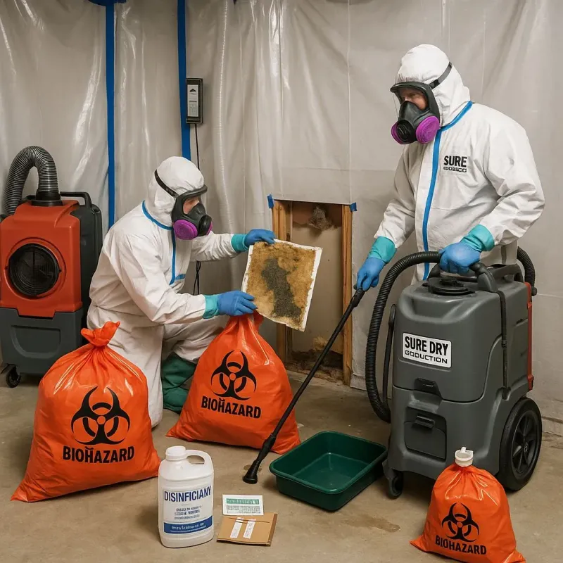 Contaminated Water Handling Protocols process in Saint Joseph, LA